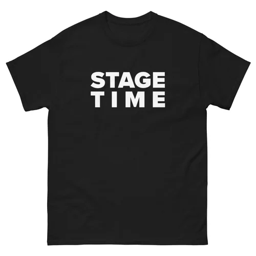 Stage Time Classic Tee — Black